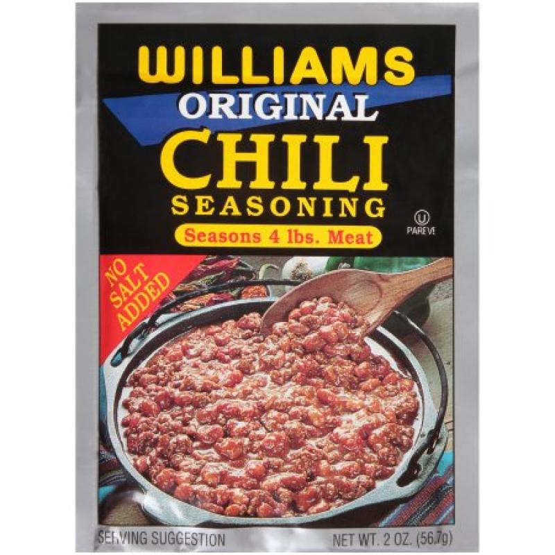 Williams Original Chili Seasoning Mix, 2 oz