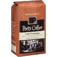 Peet&#039;s Coffee Cafe Domingo Medium Roast Whole Bean Coffee, 12 oz