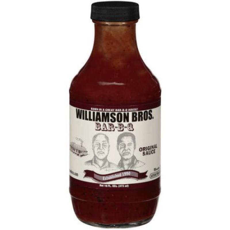 Williamson Bros Bar-B-Q Original Bar-B-Q Sauce, 16 oz
