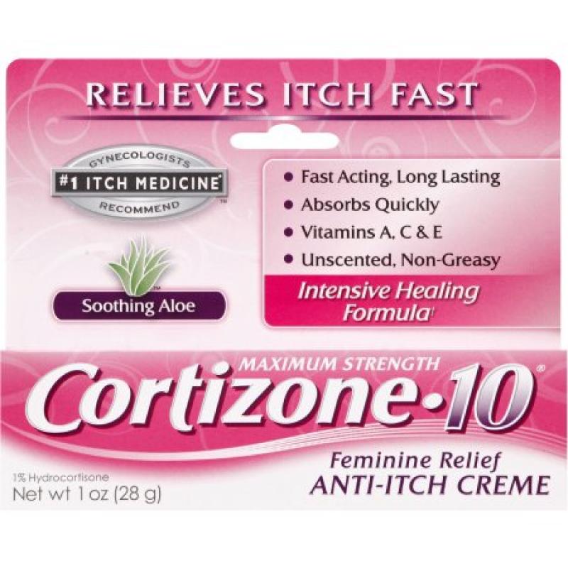 Cortizone 10 Feminine Relief Anti-Itch Creme, 1 oz