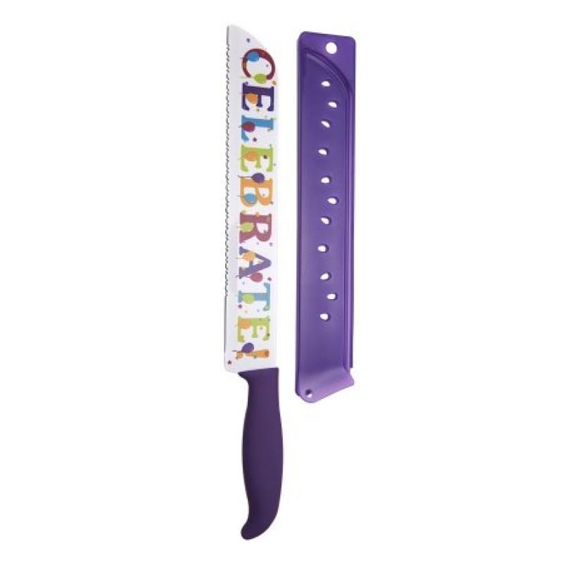 Farberware 11" Resin Celebration Knife, Purple