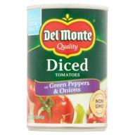 Del Monte Diced Tomatoes with Green Peppers & Onions, 14.5 OZ
