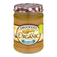 Smucker&#039;s Organic Peanut Butter Creamy, 16.0 OZ