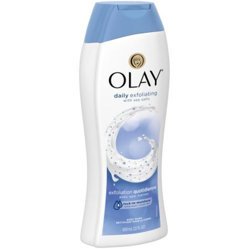 Olay® Daily Exfoliating Body Wash with Sea Salts 22 fl. oz. Plastic Bottle