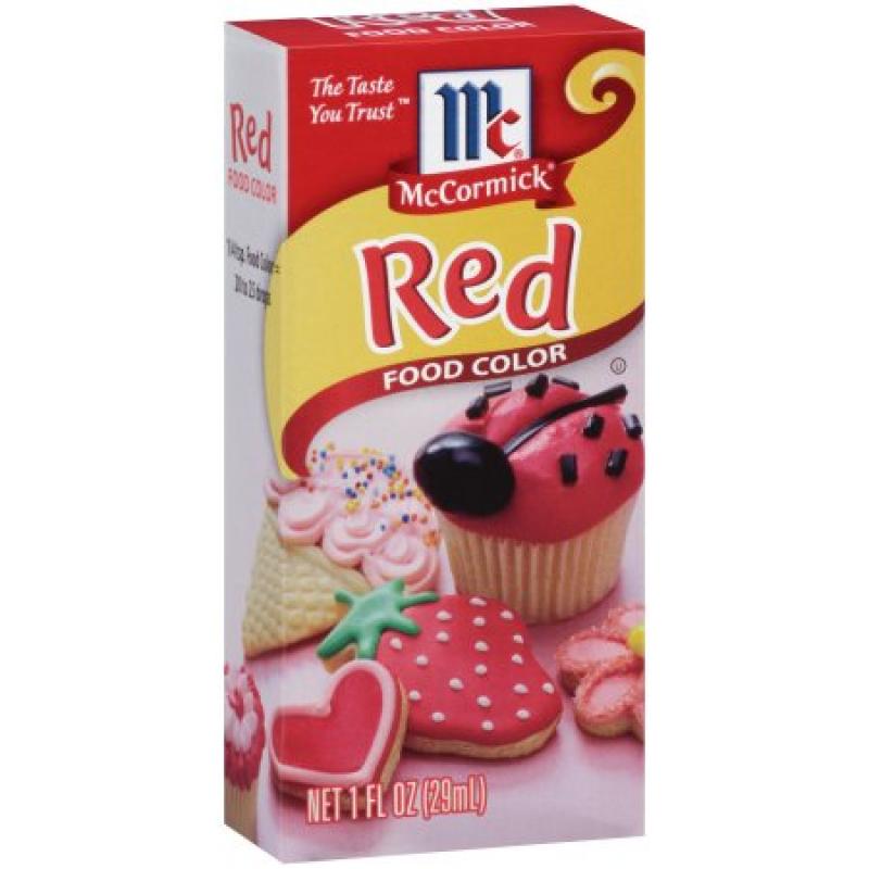 McCormick Red Food Color, 1 fl oz