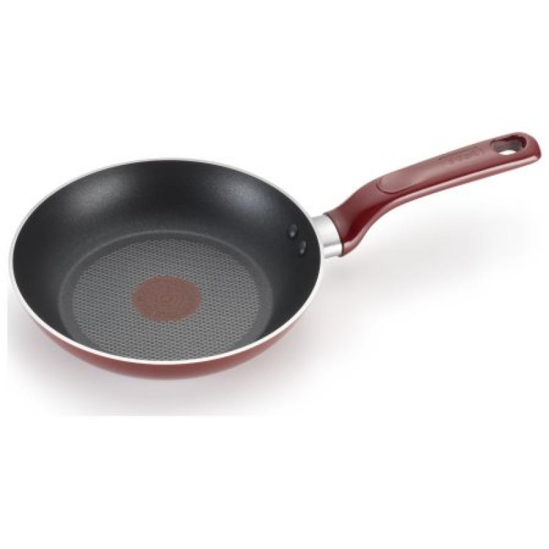T-fal, Excite Nonstick, C91202, Dishwasher Safe Cookware, 8 Inch Fry Pan, Red