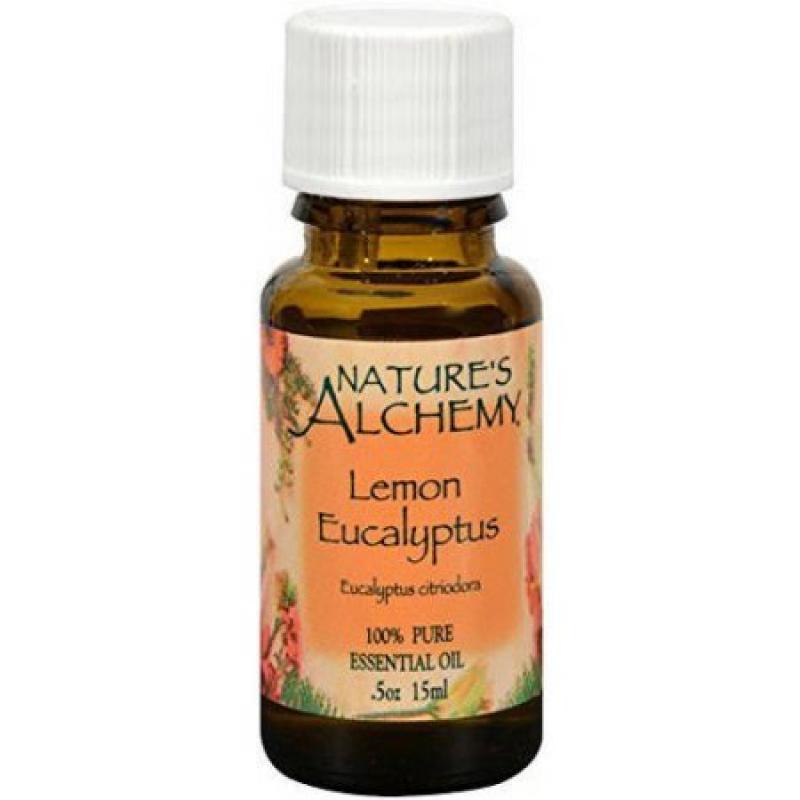 Nature&#039;s Alchemy Essential Oil Lemon Eucalyptus, 0.5 OZ (Pack of 2)