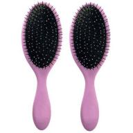 BeautyKo Wet or Dry Hair Detangle Brushes, Purple, 2 count