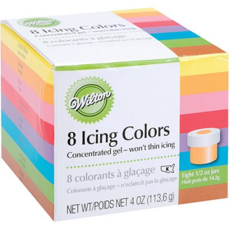 Wilton .5 oz. Icing Colors, Assorted Colors 8 ct. 601-5577