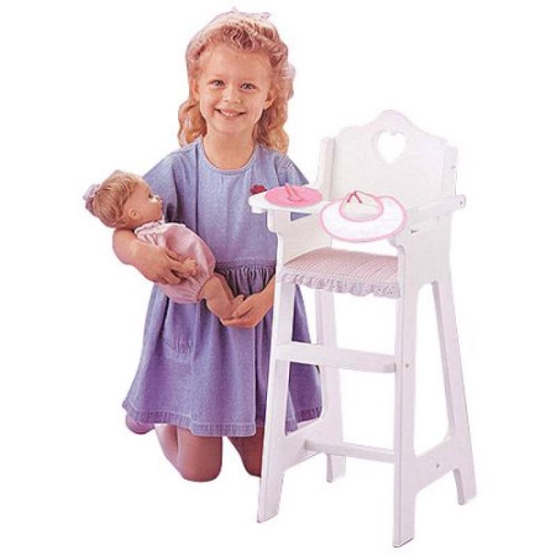 Badger Basket Doll High Chair With Feeding Accessories - Fits Most 18" Dolls & My Life As