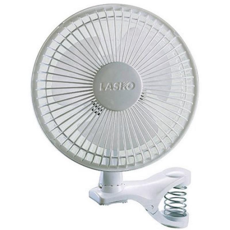 Lasko 6" White Clip Fan
