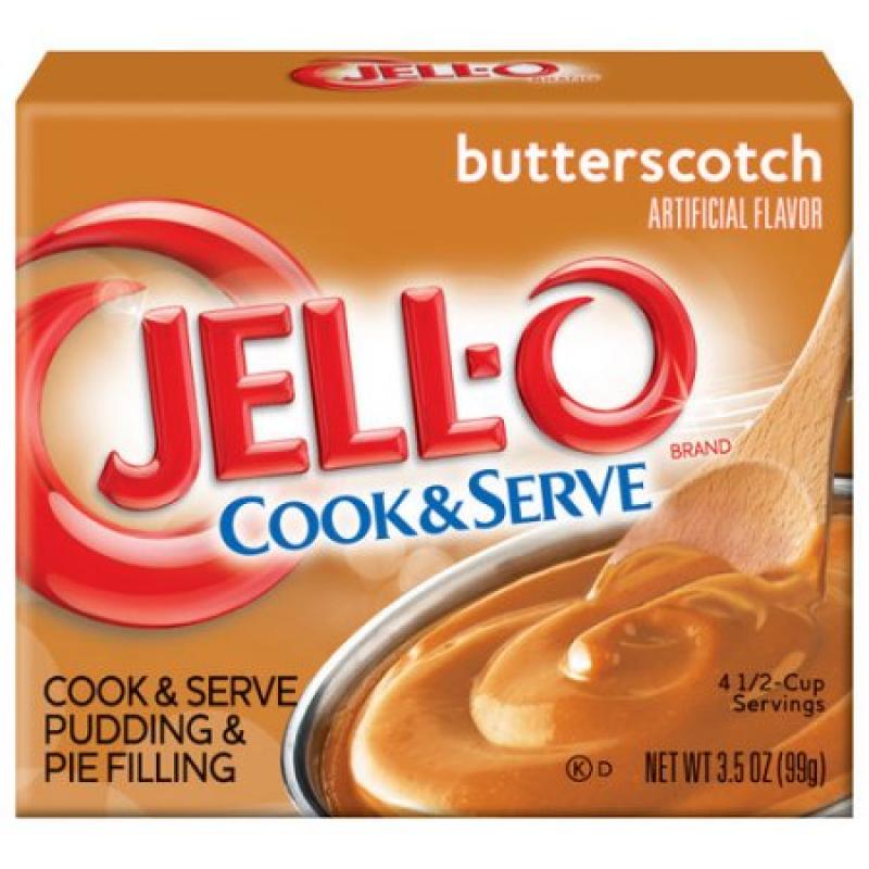 Jell-O Cook & Serve Pudding & Pie Filling Butterscotch, 3.5 Oz