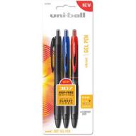 Uni-ball 307 Retractable Gel Pens, Medium Point, Assorted, 3 Pack