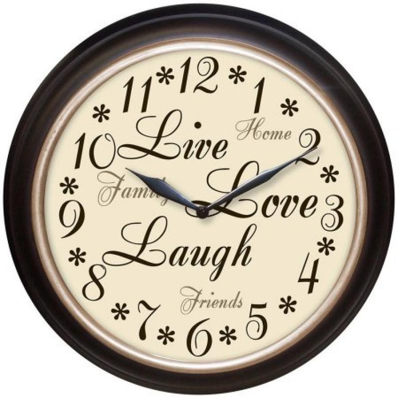 Westclox 12" Live, Love, Laugh Wall Clock