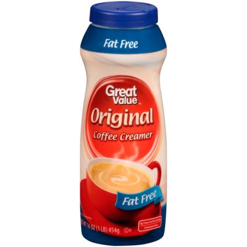 Great Value: Fat Free Coffee Creamer, 16 Oz