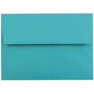 JAM Paper A7 Invitation Envelope, 5 1/4 x 7 1/4, Brite Hue Sea Blue Recycled, 250/pack