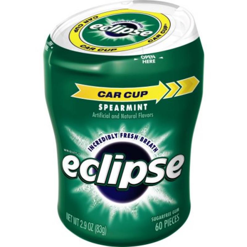Eclipse Spearmint Sugarfree Gum, 60 piece bottle