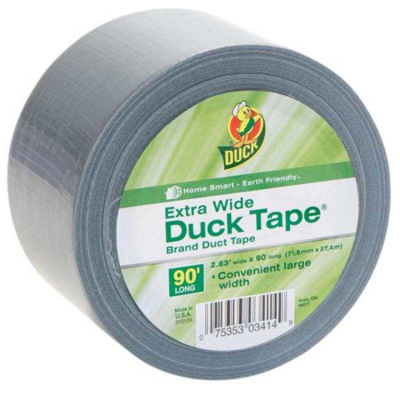 Duck Brand Extra-Wide Duct Tape, 2.83 in. x 30 yds., Silver