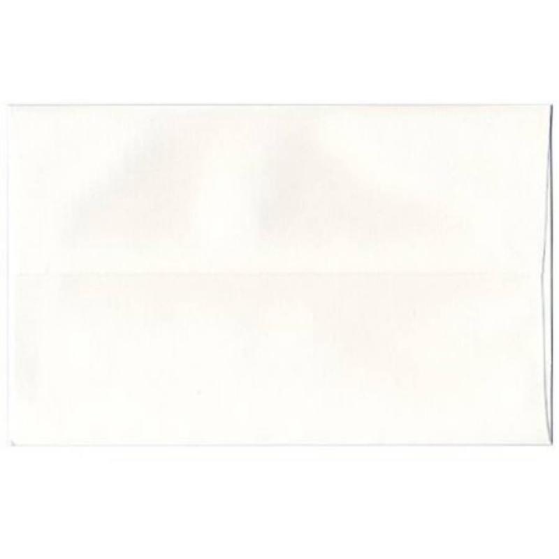 A9 (5 3/4" x 8-3/4") Strathmore Paper Invitation Envelope, Bright White Wove, 25pk