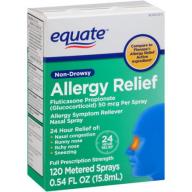 Equate Non-Drowsy Allergy Relief Nasal Spray, 0.54 fl oz