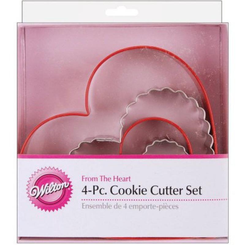 Wilton Nesting Metal Cookie Cutter Set, From the Heart 4 ct. 2308-1203