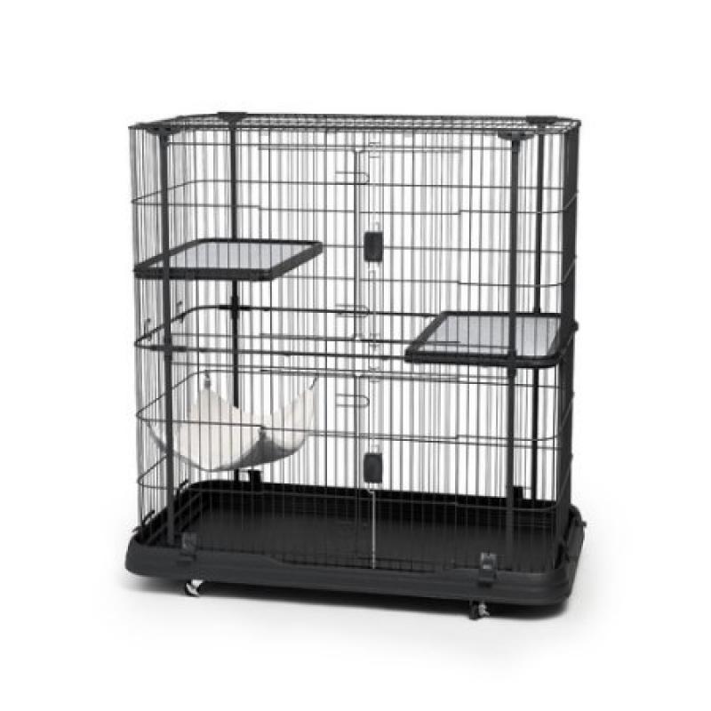 Prevue Pet Products Deluxe Cat Home with 3 Levels, 7501