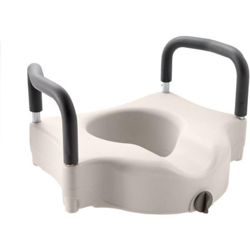 Medline Elevated Locking Toilet Seat With Arms