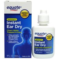 Equate Swimmer&#039;s Instant Ear Dry, 1 fl oz