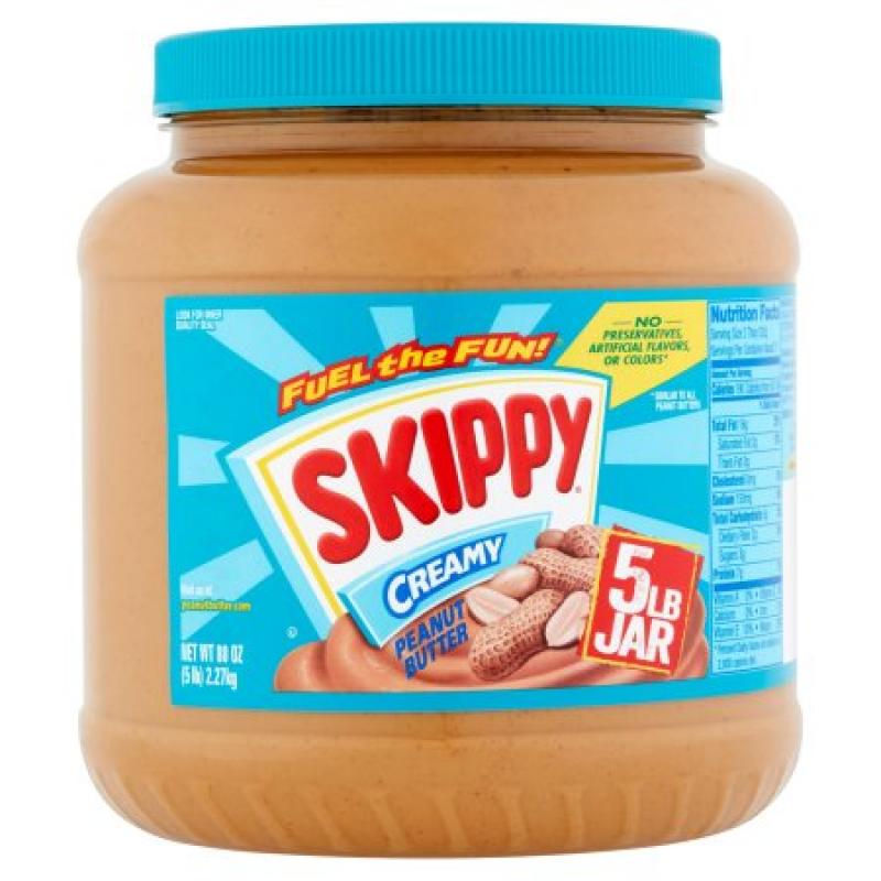 Skippy Creamy Peanut Butter, 80 oz