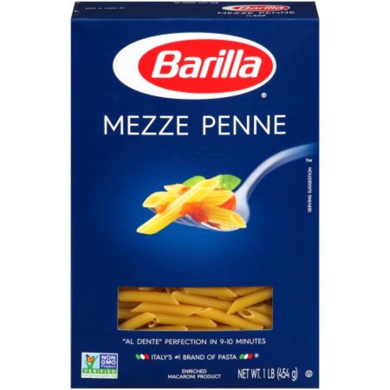 Barilla Pasta Mezze Penne, 1.0 LB