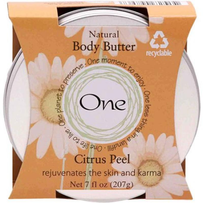 One Body Butter Simply Citrus, 7 oz.