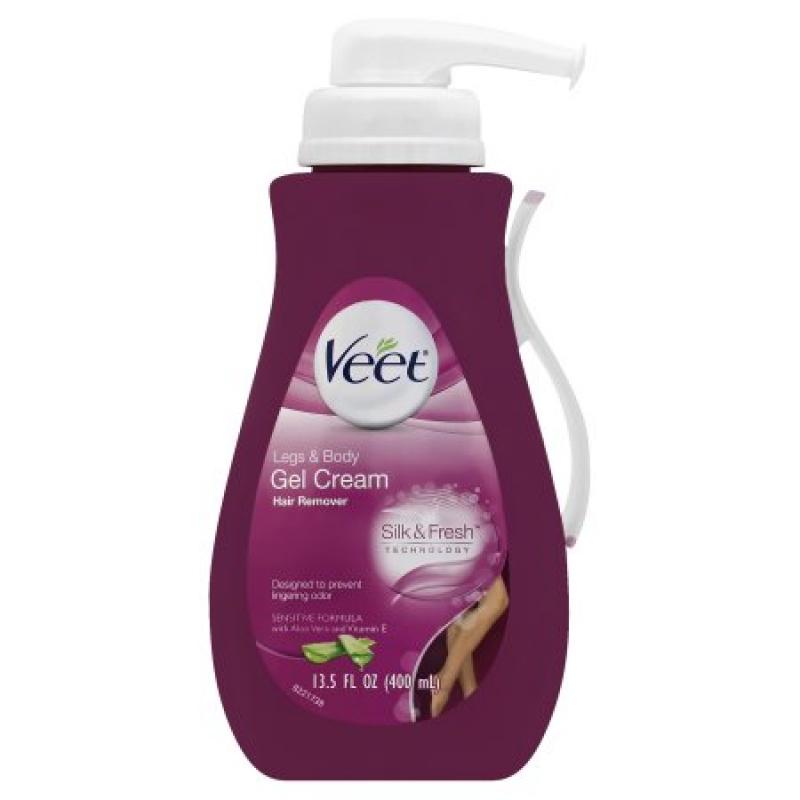 Veet Gel Hair Remover Cream, Sensitive Formula, 13.5 Ounce
