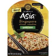 Tajin SeasoniSimply Asia Garlic Basil Singapore Street Noodles, 9.24 oz, (Pack of 6)ng, 9 oz