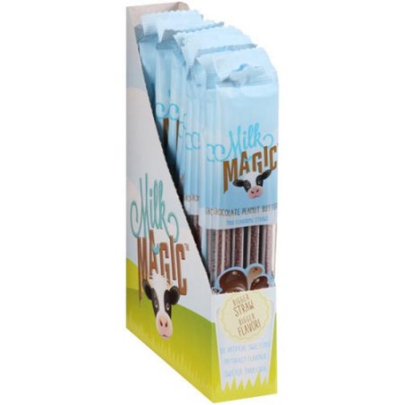 Milk Magic Chocolate Peanut Butter Milk Flavoring Straws, .18 oz, 4 count