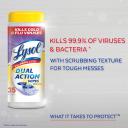 Lysol Dual Action Disinfecting Wipes, Citrus 150ct (2X80ct)