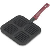 Nordic Ware Square Mini Waffle Griddle, Black