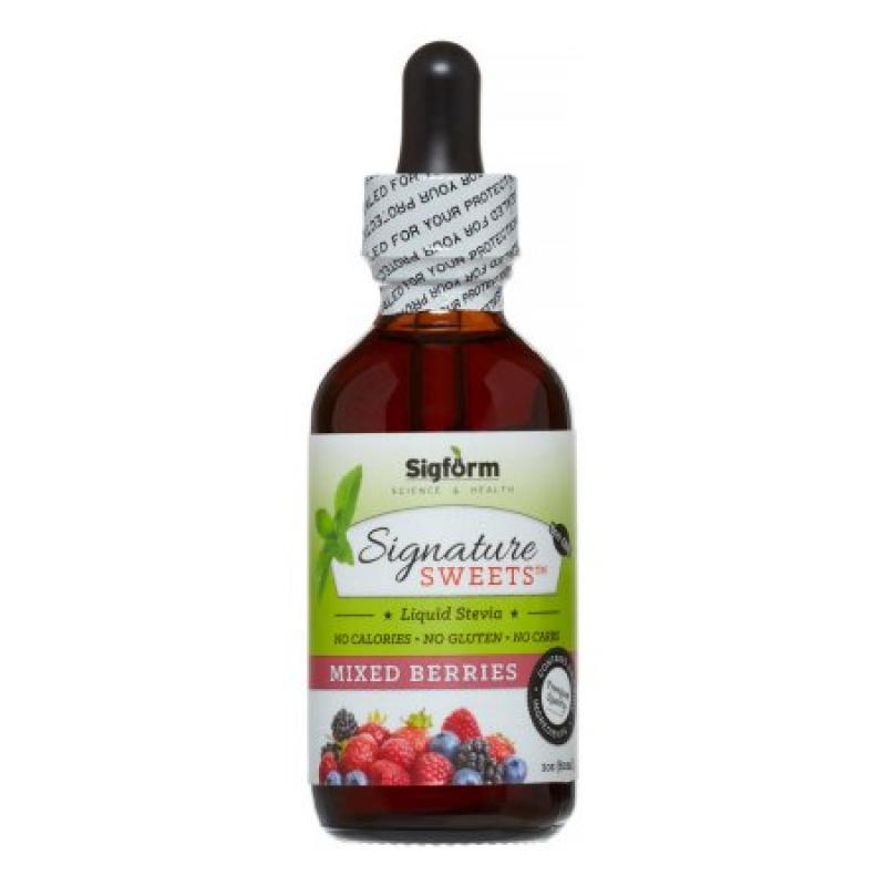 Sigform Stevia Drops, Mixed Berry, 2 Oz