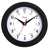 La Crosse Technology Equity 8" Black Wall Clock