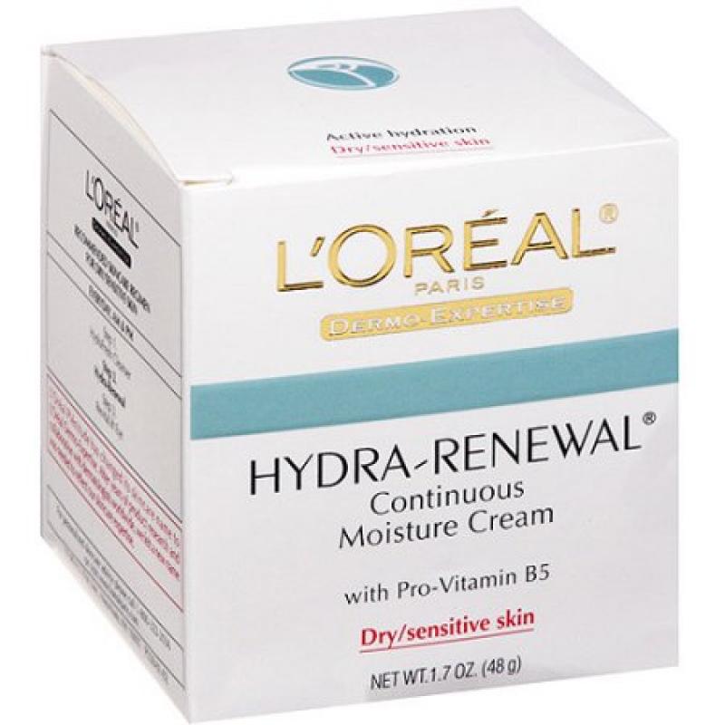 L&#039;Oreal Hydra-Renewal Moisture Cream with Pro-Vitamin B5, 1.7 oz