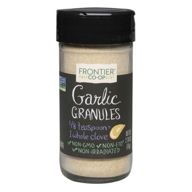 Frontier Culinary Spices Garlic Granules, 2.7 Oz Bottle