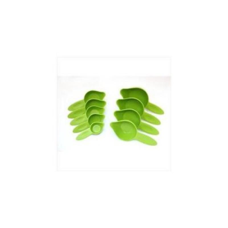 POURfect 9pc Green Apple Measuring Cup Sets are the worlds largest assortment of sizes & worlds most accurate -