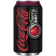 Coca-Cola Zero Soda, Cherry, 12 Fl Oz, 12 Count