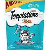 TEMPTATIONS Classic Treats for Cats Tempting Tuna Flavor 6.3 Ounces
