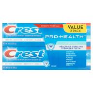 Crest Pro Health Clean Mint Fluoride Toothpaste Value Pack, 4.6 oz, 2 pack