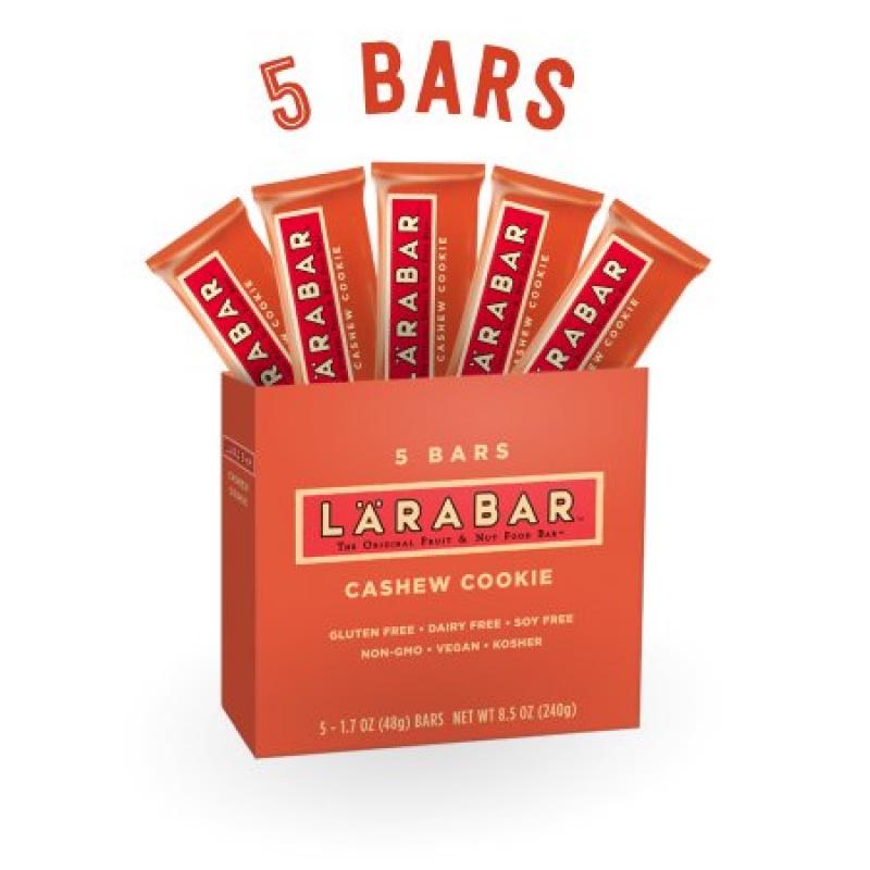 Larabar Gluten Free Cashew Cookie Fruit & Nut Bars 5 ct Box