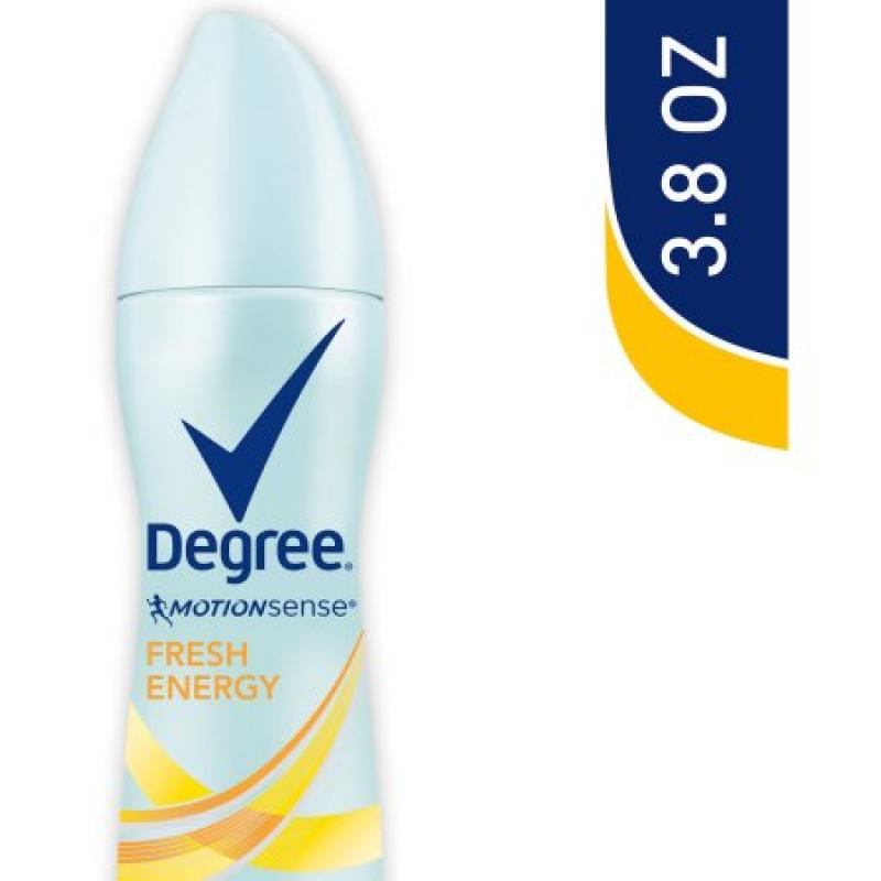 Degree Women Fresh Energy Antiperspirant Deodorant Dry Spray, 3.8 oz