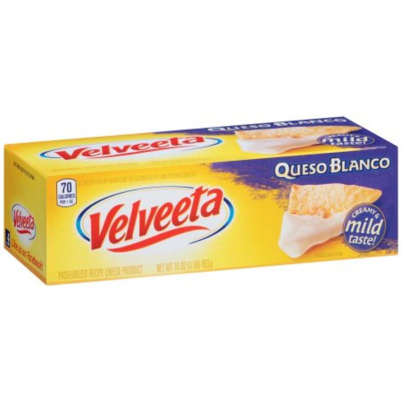 Kraft Velveeta Queso Blanco Cheese, 16 OZ (453g)