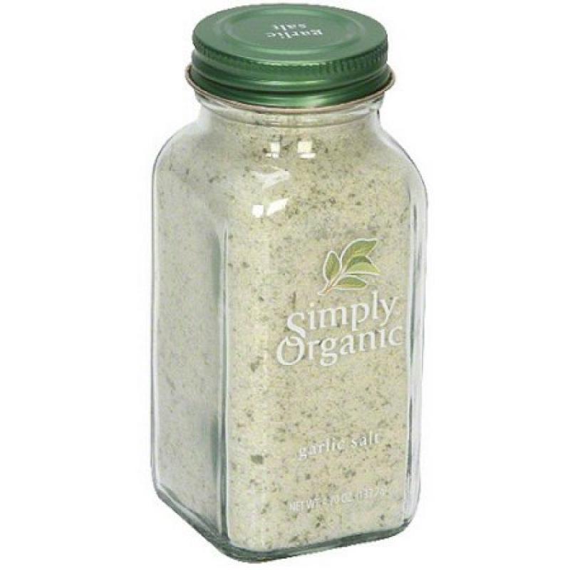 Simply Organic Garlic Salt, 4.7 oz (Pack of 6)