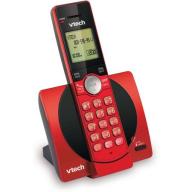 VTech CS6919-16 DECT 6.0 Expandable Cordless Phone with Caller ID and Handset Speakerphone, Red