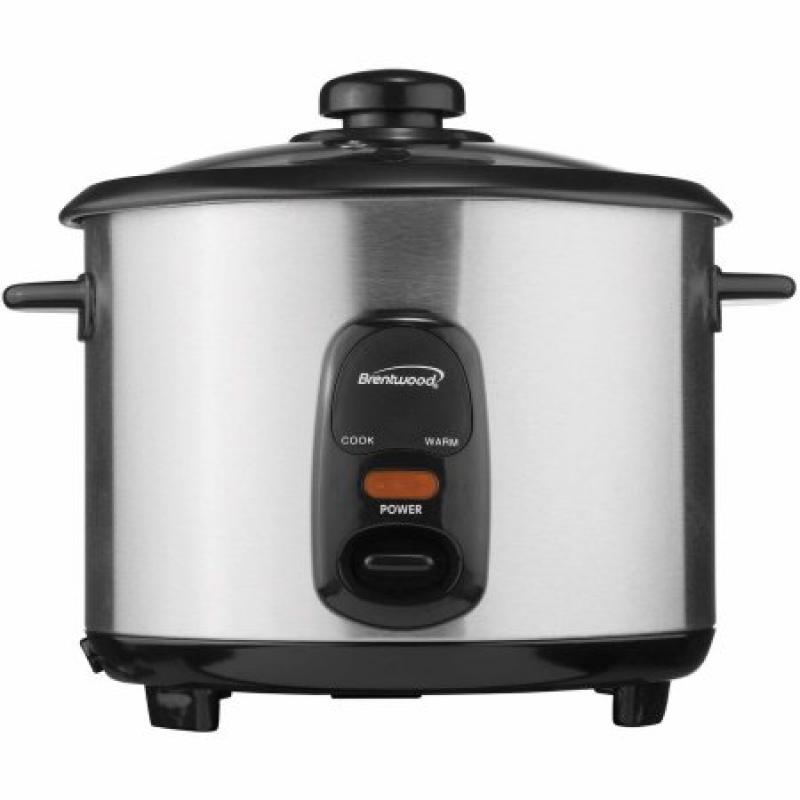 Brentwood TS-15 8-Cup Stainless Steel Rice Cooker